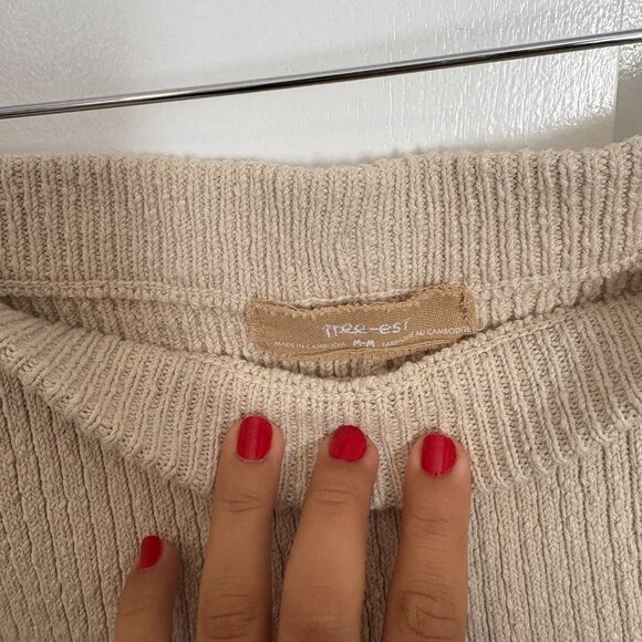 Free People Miranda Sweater Set - Tan Medium - Picture 6 of 10
